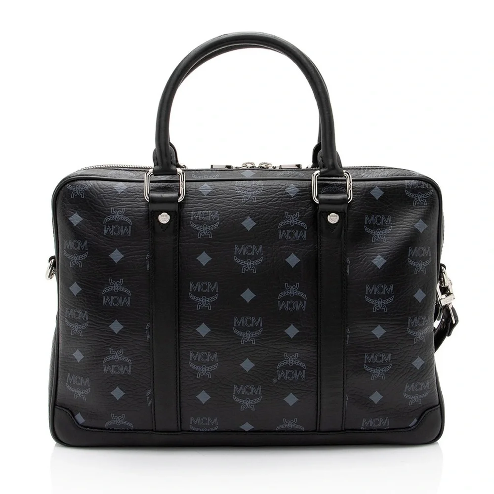 💎RARE💎Authentic MCM ‘Visetos’ Laptop Bag/Briefcase